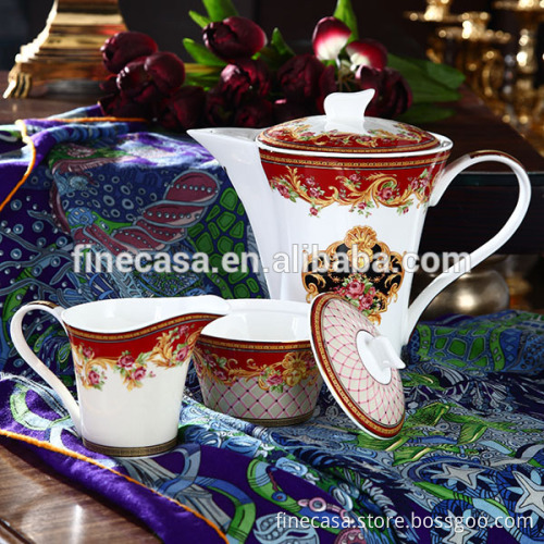 Luxury Fine Bone China Tea Sugar & Creamer Pot of Dream Wedding
